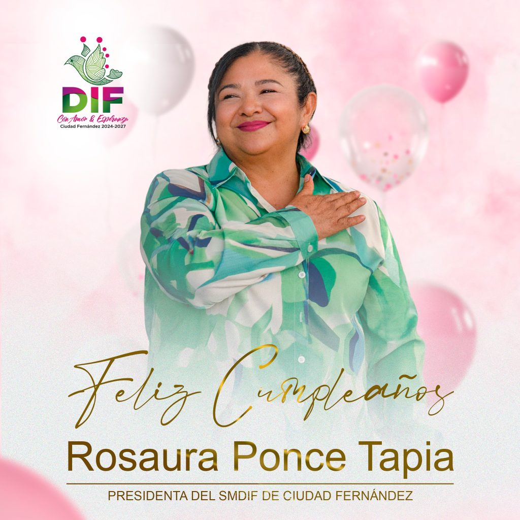 Un día especial para quien sirve con el corazón: Rosaura Ponce Tapia